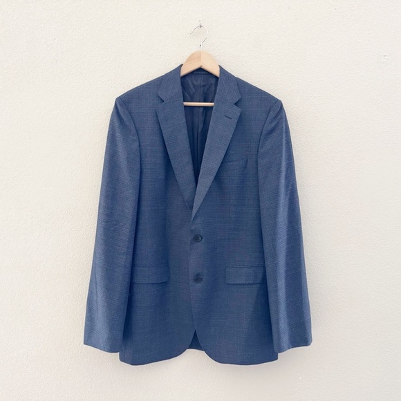 Hugo Boss Phoenix Madisen Men's Suit Two Piece Blue Comfort Fit 100% Wool 40L - Picture 5 of 16